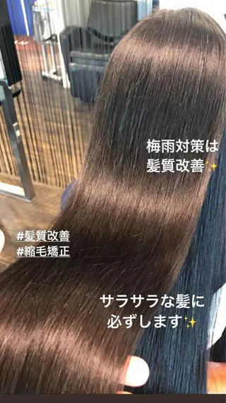 ロング 縮毛矯正/ 髪質改善 /ショート　圍　崇行のヘアスタイル