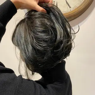 カラー NATSUKI😸 ‪✂︎‬南森町美容室のヘアスタイル