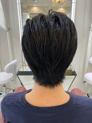 ショート メンズ 瀬川 茉衣子のヘアスタイル