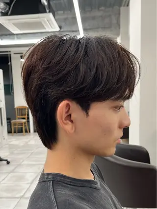 ショート パーマ メンズ 🏆メンズヘア特化 🥇代表りんぺーのヘアスタイル