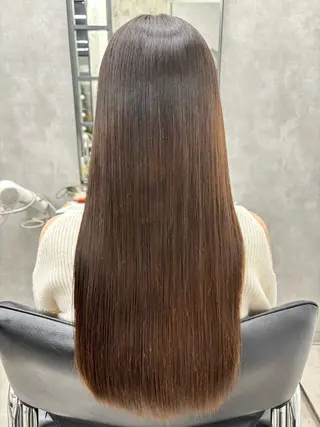 ロング カラー すぐ巻ける縮毛矯正 🍀勝倉　麗のヘアスタイル