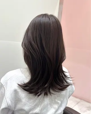 ロング カラー レイヤー/ハッシュ 渋谷/サッタのヘアスタイル