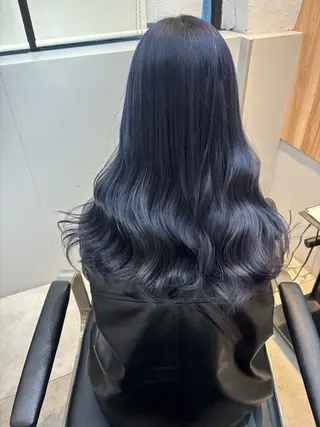 ロング カラー ✨津田佐功/兵庫三宮 /カラー/縮毛矯正✨のヘアスタイル