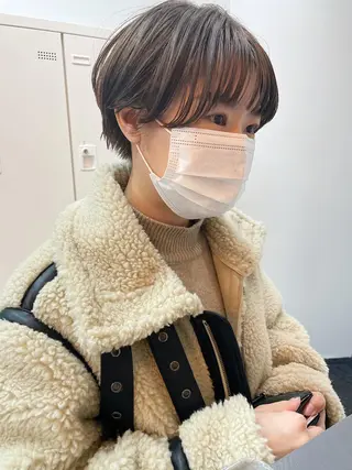 ショート カラー 💖美髪矯正💖 辻未侑のヘアスタイル
