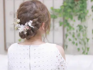 セミロング ヘアアレンジ 柳澤 興輝のヘアスタイル