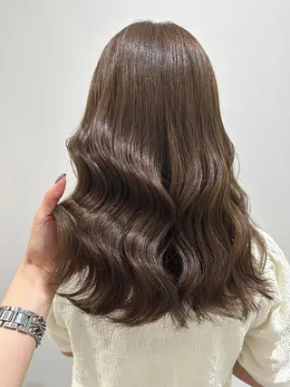 セミロング カラー 🤍透明感カラー・ きらら🤍のヘアスタイル