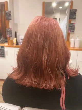 セミロング アザマ　ヤスカツ _rosso 川口のヘアスタイル