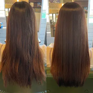 ロング 髪質改善縮毛矯正 専門店のヘアスタイル