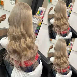 ロング カラー 横浜/エクステ特化× 艶カラー/あいかのヘアスタイル