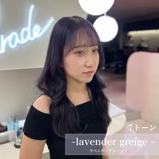 ロング カラー モテ髪ハイトーン🫧 serina🎀池袋のヘアスタイル