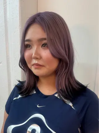 カラー yuzu /韓国ヘア / 透明感カラー🎀のヘアスタイル