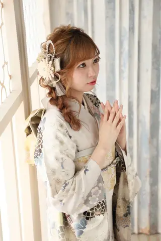 ミディアム ともや/ヘアセット/ ヘアメ/ヘアアレンジのヘアスタイル