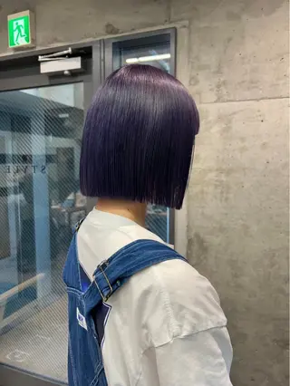 ミディアム カラー メンズカット パーマ飯野友喜のヘアスタイル