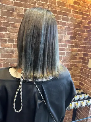 ミディアム カラー パーマ ヘアアレンジ メンズ キッズ ネイル マツエク・マツパ アイブロウ times salon名駅所属・久木原 ゆりのヘアスタイル