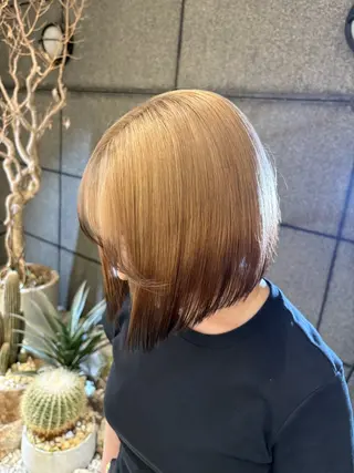 ミディアム カラー 🦋sana🦋 似合わせカット✁のヘアスタイル