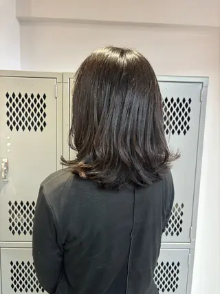 ミディアム NANAKO benji 香椎のヘアスタイル