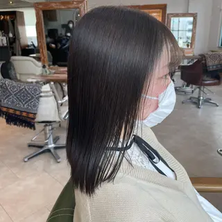 セミロング 清水 美雪のヘアスタイル