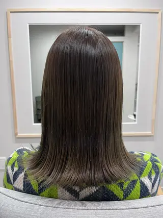 ミディアム カラー liL  hair サトウリョウタのヘアスタイル