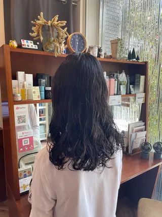 ロング パーマ 望月 千絵のヘアスタイル