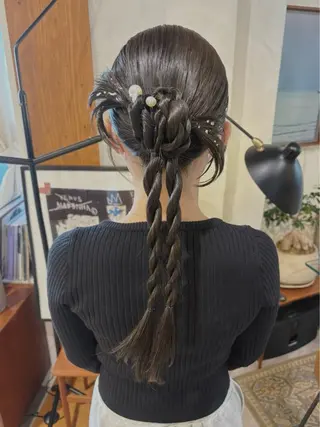 ヘアアレンジ 有岡 陽菜のヘアスタイル