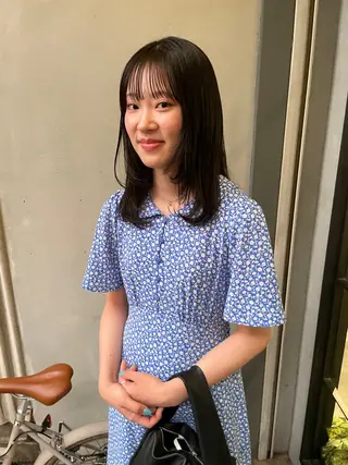 セミロング fubuki🪷 似合わせカットカラーのヘアスタイル
