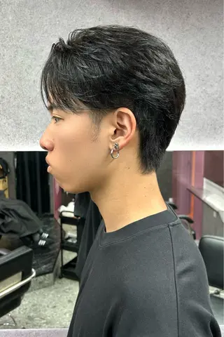 ショート カラー メンズ メンズスタイリスト 前田雄輝のヘアスタイル