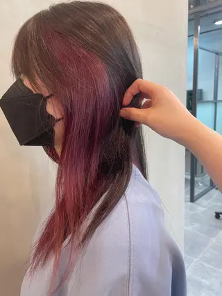 セミロング カラー ALLEN hair /まなのヘアスタイル