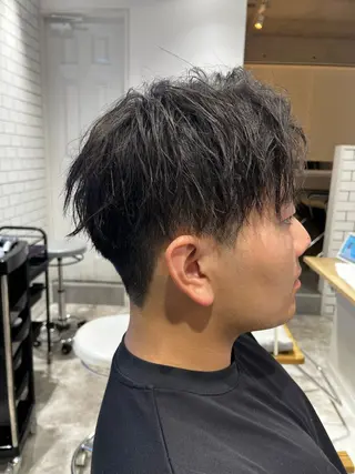 ショート メンズ メンズカット パーマ／稲葉のヘアスタイル