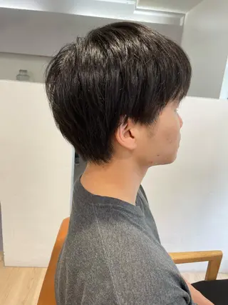 メンズ 柔らかブラウン/栄/ tomitaのヘアスタイル