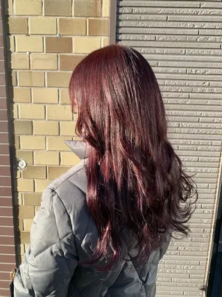 ロング 透明感カラー wacoのヘアスタイル