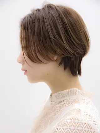 ショート カラー レイヤーカット✂️ 横浜No1♡下鳥翔子のヘアスタイル