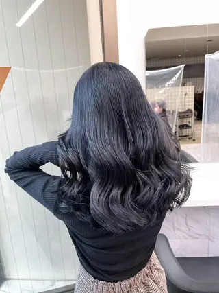 ロング カラー ヘアアレンジ 透明感×韓流ハイ トーン🫧RYUTAのヘアスタイル
