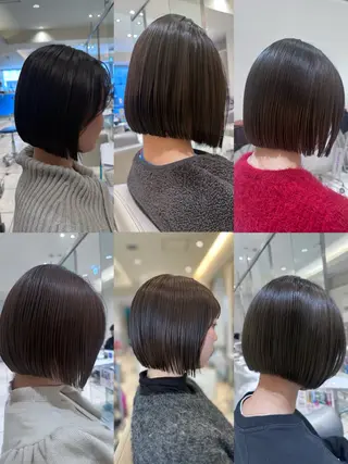 ミディアム 松下仁美 /切りっぱなしボブのヘアスタイル