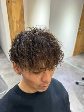 パーマ メンズ 雪音/美髪縮毛矯正 /ニュアンスパーマのヘアスタイル