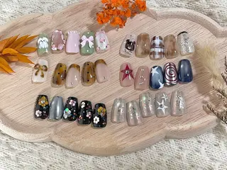 ミディアム LBnail.sae /おえかきネイルのネイルデザイン