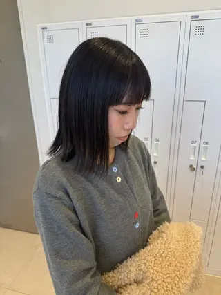 ショート 🎀京都暖色/ 艶髪縮毛/funaのヘアスタイル