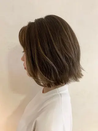 ミディアム 市村 正義のヘアスタイル