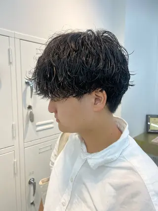 パーマ 🌀ソヘル/シャドウ ✨/メンズパーマ/栄のヘアスタイル