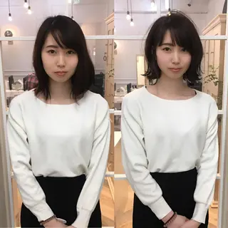 ショート カラー 大人可愛いショート* NoWL栗原隆成のヘアスタイル