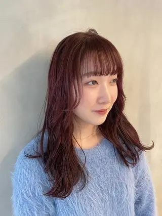 ロング カラー 🪞透け感&韓国ヘア 🪞honokaのヘアスタイル