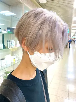 ショート カラー 菅村 勇亮のヘアスタイル