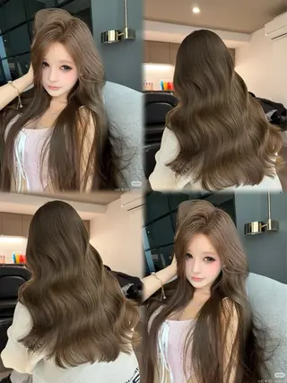 ロング カラー 🎀透明感× 赤み消し🎀正源のヘアスタイル