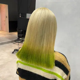 セミロング 🫧艶髪/ブリーチ 🐳honami🫧のヘアスタイル