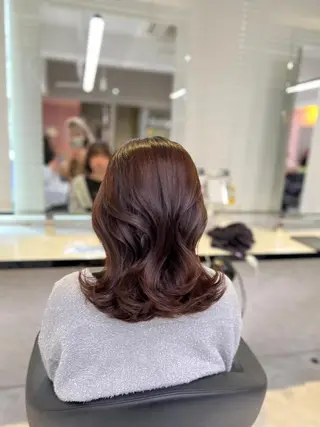 カラー 盛れる上質ワンホン ヘア🤍YUME🤍のヘアスタイル