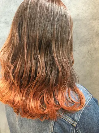 ロング カラー ヘアアレンジ メンズ キッズ ネイル マツエク・マツパ 透明感カラー🤎 ゆりのヘアスタイル