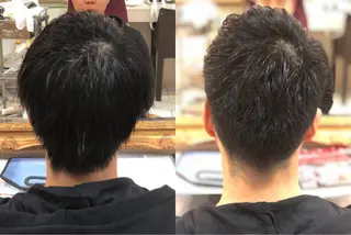 ショート メンズ ✨デザインカラー✨ ハイトーン　森貴章のヘアスタイル