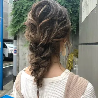 ヘアアレンジ 韓国ヘア 店長NEGIのヘアスタイル