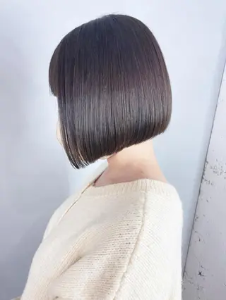 ミディアム カラー パーマ ヘアアレンジ ITbyALBUM 藤沢店のヘアスタイル