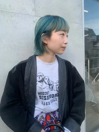ショート カラー 似合わせカットカラー 👩MINAのヘアスタイル
