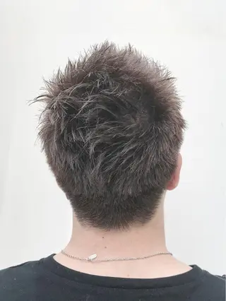 ショート カラー メンズ メンズカット/パーマ 深浦　庄晴のヘアスタイル